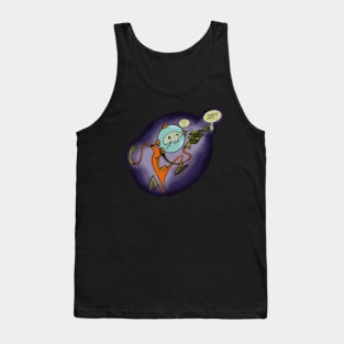 Skeleton Spaceman! Tank Top